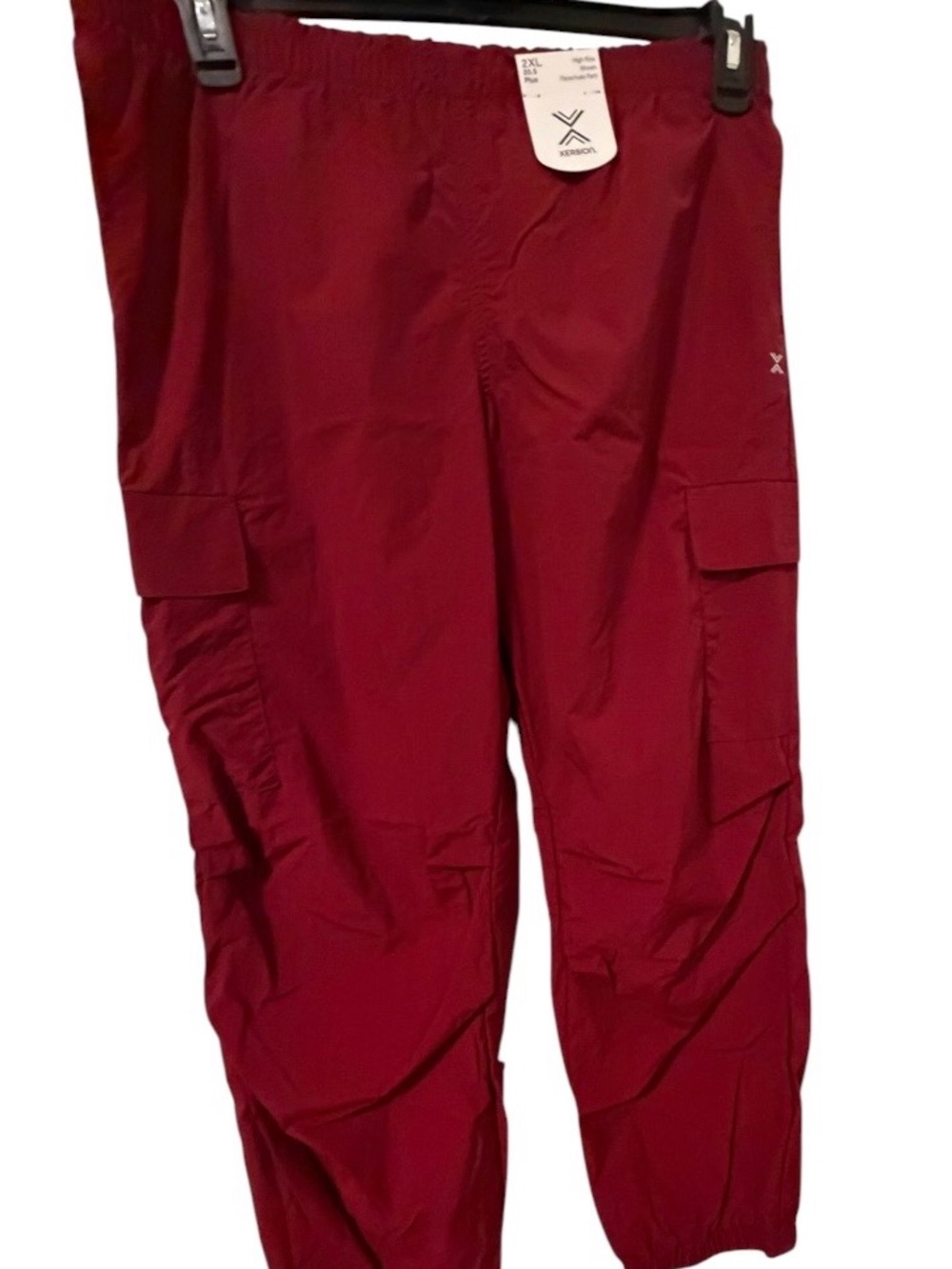 Xersion Little & Big Kid Girls High Rise Cinched Active Cargo Pant 2XL NWT